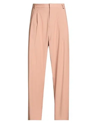 I'm Brian Man Pants Antique Rose Size 36 Polyester, Viscose, Elastane In Pink