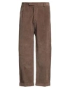 I'm Brian Man Pants Brown Size 34 Cotton, Elastane