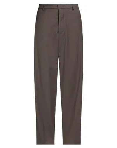 I'm Brian Man Pants Brown Size 34 Polyester, Viscose, Elastane