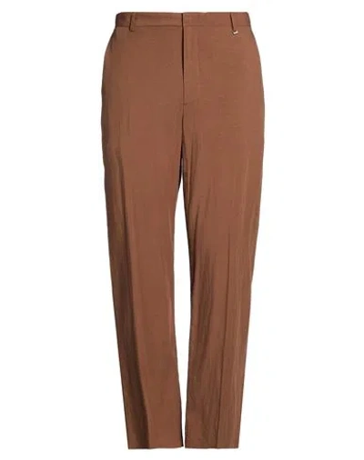 I'm Brian Man Pants Brown Size 34 Viscose, Linen