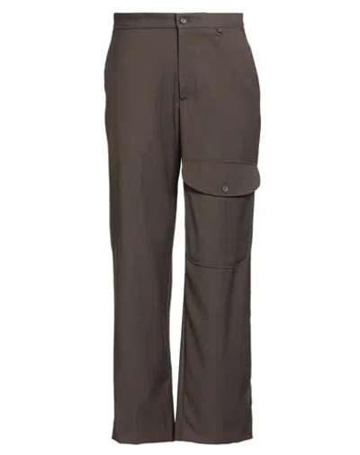 I'm Brian Man Pants Dark Brown Size 32 Polyester, Viscose, Elastane