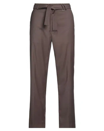 I'm Brian Man Pants Dark Brown Size 36 Polyester, Viscose, Elastane