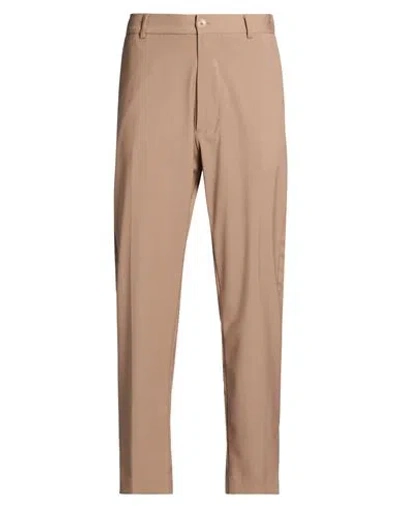 I'm Brian Man Pants Light Brown Size 38 Polyester, Viscose, Elastane In Neutral