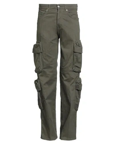 I'm Brian Man Pants Military Green Size 31 Cotton, Elastane