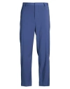 I'm Brian Man Pants Slate Blue Size 38 Polyester, Viscose, Elastane In Blue