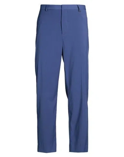 I'm Brian Man Pants Slate Blue Size 38 Polyester, Viscose, Elastane