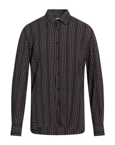 I'm Brian Man Shirt Black Size Xl Viscose In Blue