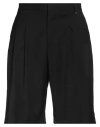 I'm Brian Man Shorts & Bermuda Shorts Black Size 32 Polyester, Viscose, Elastane In Black