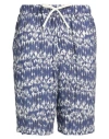 I'm Brian Man Shorts & Bermuda Shorts Blue Size L Viscose In Blue