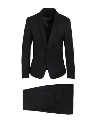 I'm Brian Man Suit Black Size 44 Polyester, Tencel, Wool, Elastane