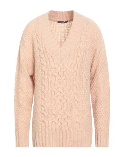 I'm Brian Man Sweater Sand Size Xl Acrylic, Wool, Alpaca Wool, Polyamide In Pink