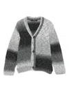 I'm Brian Ombré-effect Buttoned Cardigan In Gray