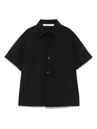 I'm Brian Kids' Panelled Shirt In Black