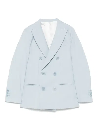 I'm Brian Slub-texture Blazer In 蓝色