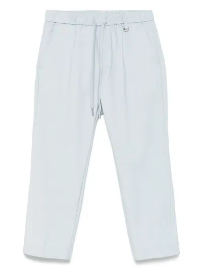 I'm Brian Slub-texture Trousers In 蓝色