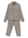 I'm Brian Wool-cotton Tracksuit Set In Brown