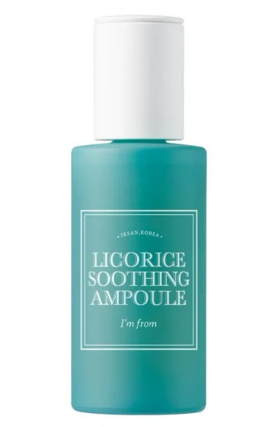 I'm From Licorice Soothing Ampoule In Transparent