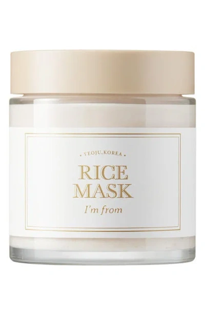 I'm From Rice Mask In Transparent