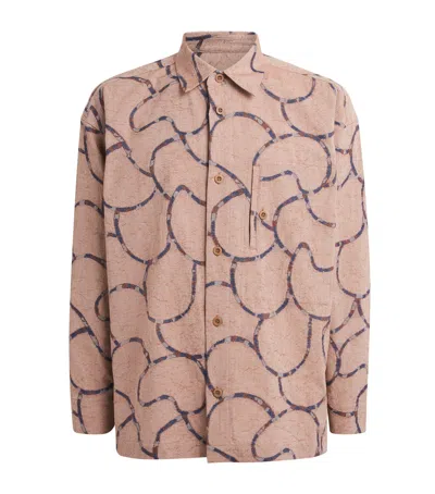 Im Men Vase Jacquard Shirt In Multi