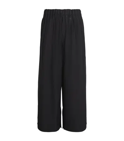 Im Men Waft Wide-leg Trousers In Black