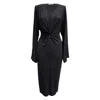 Imaatu Women's Geisha Midi Black Dress In Black