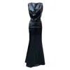 Imaatu Women's Oshun Glam Black Maxi Dress In Black