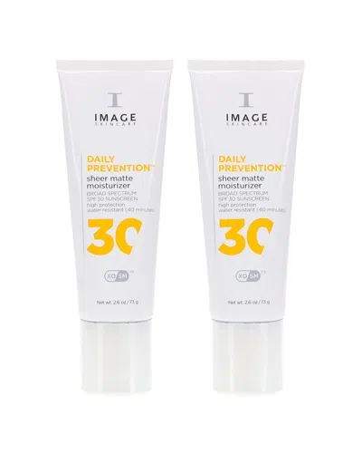Image 5.2oz Skincare Daily Prevention Sheer Matte Moisturizer Spf 30 2 Pack
