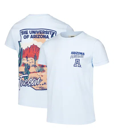 Image One Kids' Big Boys And Girls Blue Arizona Wildcats Hyperlocal Comfort Colors T-shirt