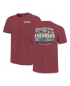 Image One Big Boys And Girls Cardinal Arkansas Razorbacks Local Campus Scene T-shirt In Brown