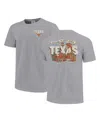 Image One Big Boys And Girls Gray Texas Longhorns Local Campus Scene T-shirt In Gray