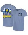 Shop Image One Big Boys And Girls Navy Michigan Wolverines Hyperlocal Comfort Colors T-shirt