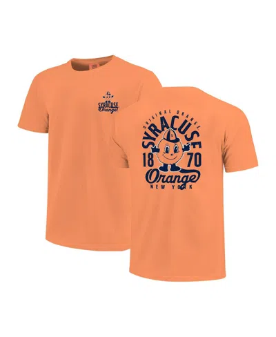 Image One Kids' Big Boys And Girls Orange Syracuse Orange Comfort Colors Mascot Overlay T-shirt