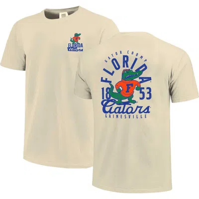 Image One Cream Florida Gators Comfort Colors Mascot Overlay T-shirt