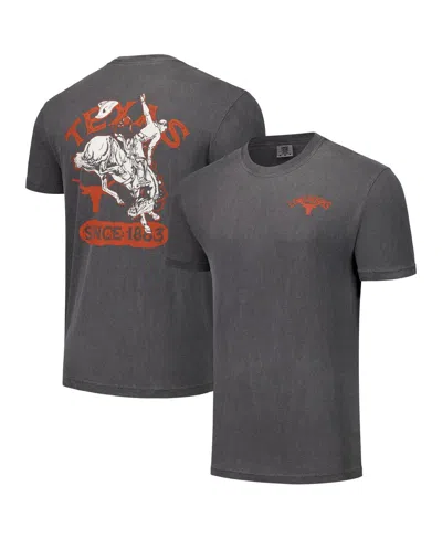 Image One Men's And Women's Black Texas Longhorns Hyper Local Rodeo Arc T-shirt