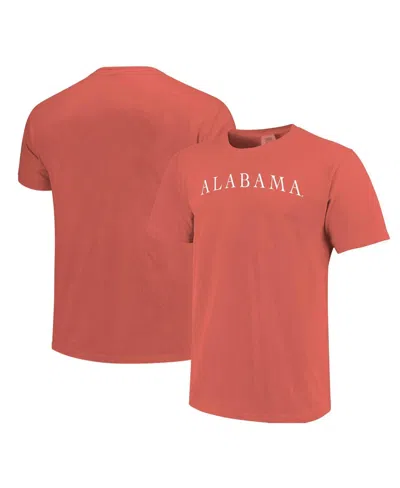 Image One Men's And Women's Coral Alabama Crimson Tide Comfort Colors Fashion Color Arch T-shirt In Orange