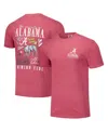 Image One Men's And Women's Crimson Alabama Crimson Tide Hyper Local Campus Poster T-shirt In Crimson