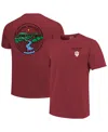 Image One Men's And Women's Maroon Boston College Eagles Scenic Comfort Colors T-shirt In Crimson