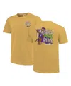 Image One Men's And Women's Gold Lsu Tigers Mardi Gras Hyper Local Comfort Colors T-shirt In Gold