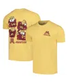 Image One Men's And Women's Gold Minnesota Golden Gophers Hyper Local Spinning Storyboard T-shirt In Gold