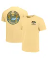 Image One Men's And Women's Gold Appalachian State Mountaineers Scenic Comfort Colors T-shirt In Gold