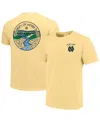 Image One Men's And Women's Gold Notre Dame Fighting Irish Scenic Comfort Colors T-shirt In Gold