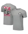 Image One Men's And Women's Gray Alabama Crimson Tide Hyper Local Elephant Flag T-shirt In Gray
