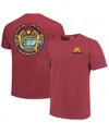 Image One Men's And Women's Maroon Boston College Eagles Scenic Comfort Colors T-shirt In Maroon