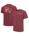 Image One Unisex Maroon Virginia Tech Hokies Hyper Local Key Shaker T-shirt In Maroon