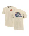 Image One Men's And Women's Natural Florida Gators Hyper Local Swamp Postcard T-shirt In Neutral