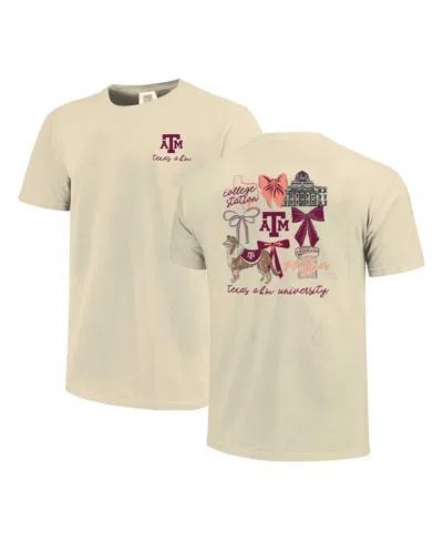 Image One Men's And Women's Natural Texas A M Aggies Comfort Colors Coquette T-shirt