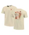 Image One Men's And Women's Natural Texas Longhorns Comfort Colors Coquette T-shirt In Natural
