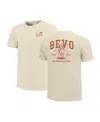 Image One Men's And Women's Natural Texas Longhorns Hyper Local Bevo T-shirt In Neutral