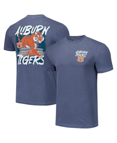 Image One Men's And Women's Navy Auburn Tigers Hyper Local Large Mascot Stadium T-shirt