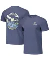 Image One Men's And Women's Navy Midshipmen Scenic Comfort Colors T-shirt In Navy